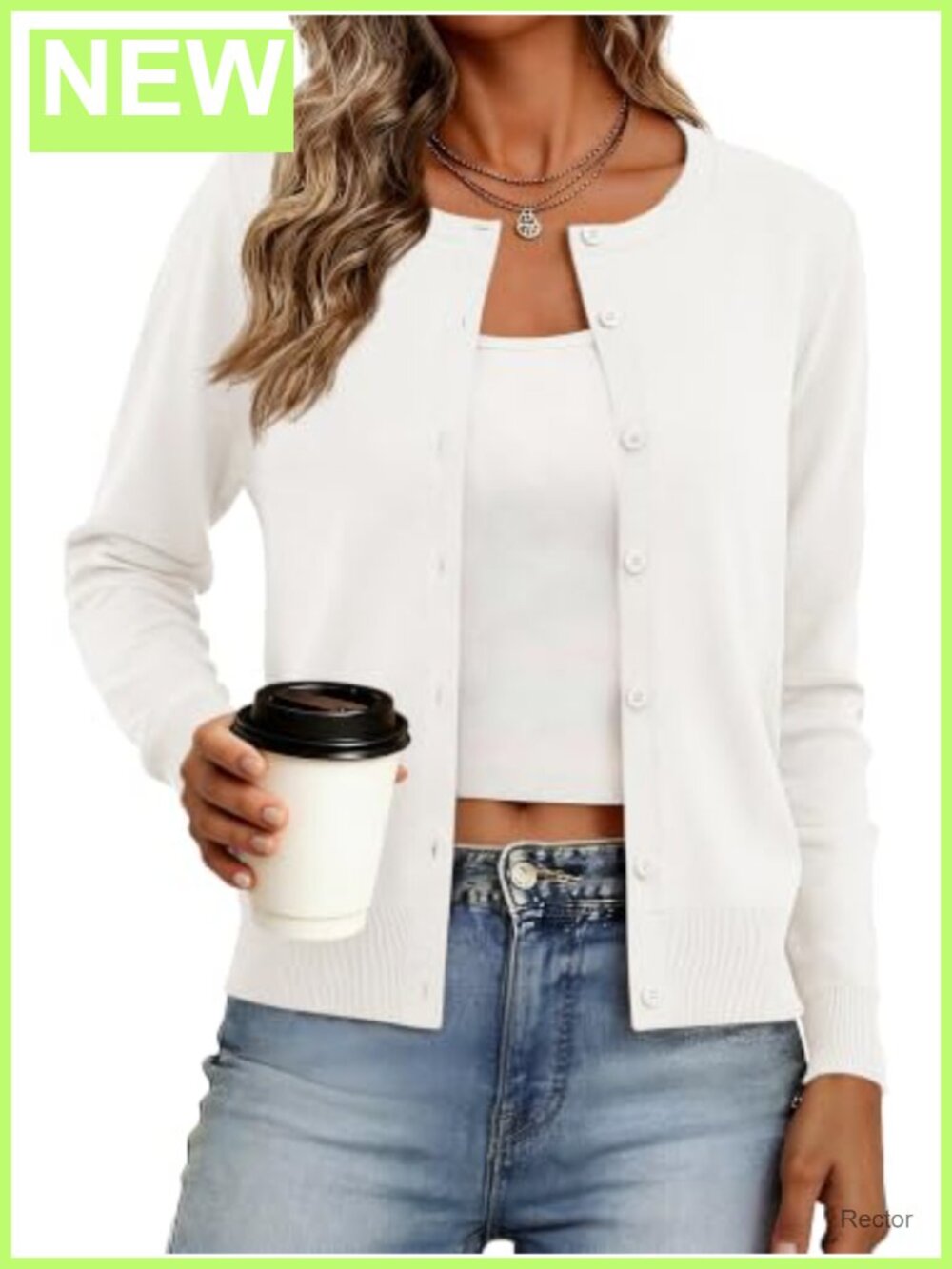 Womens Lightweight Button Down Long Sleeve Knit Cardigan Sweater